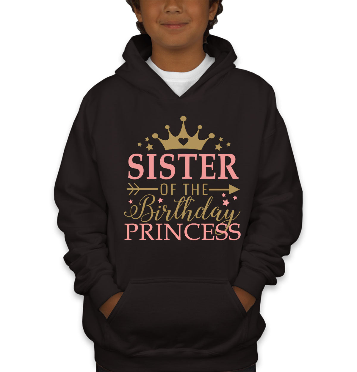 Sister Of The Birthday Princess Youth Hoodie