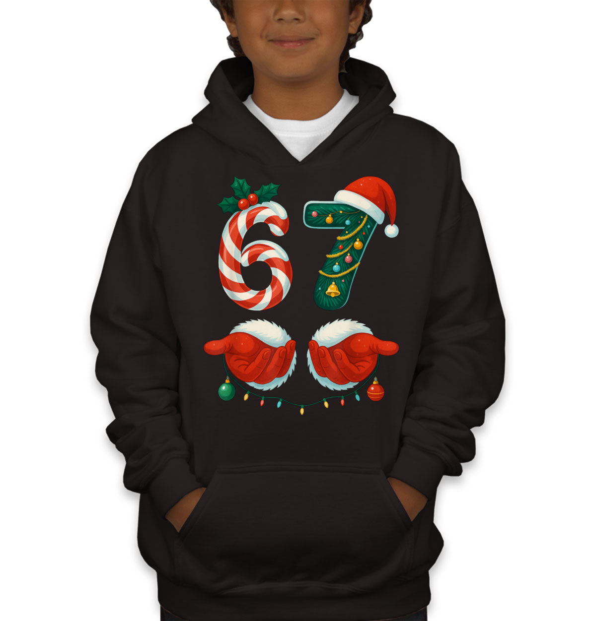 67 Sixty Seven Christmas Youth Hoodie