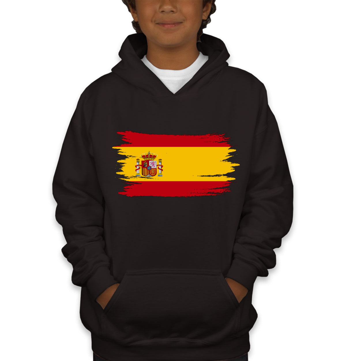 Spain Flag Youth Hoodie