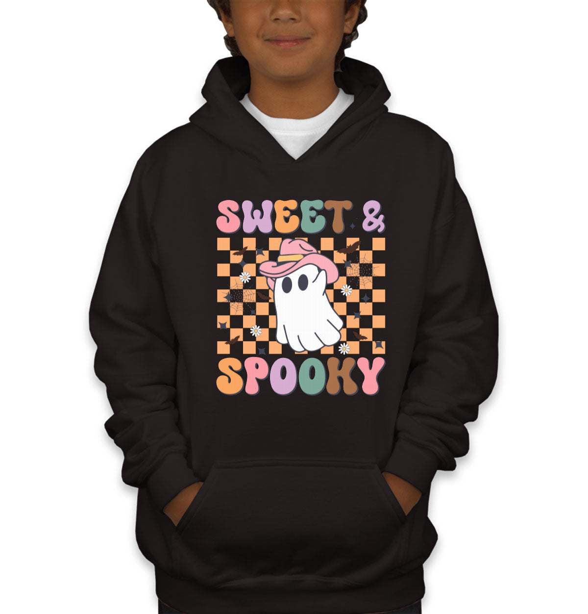 Sweet And Spooky Halloween Youth Hoodie