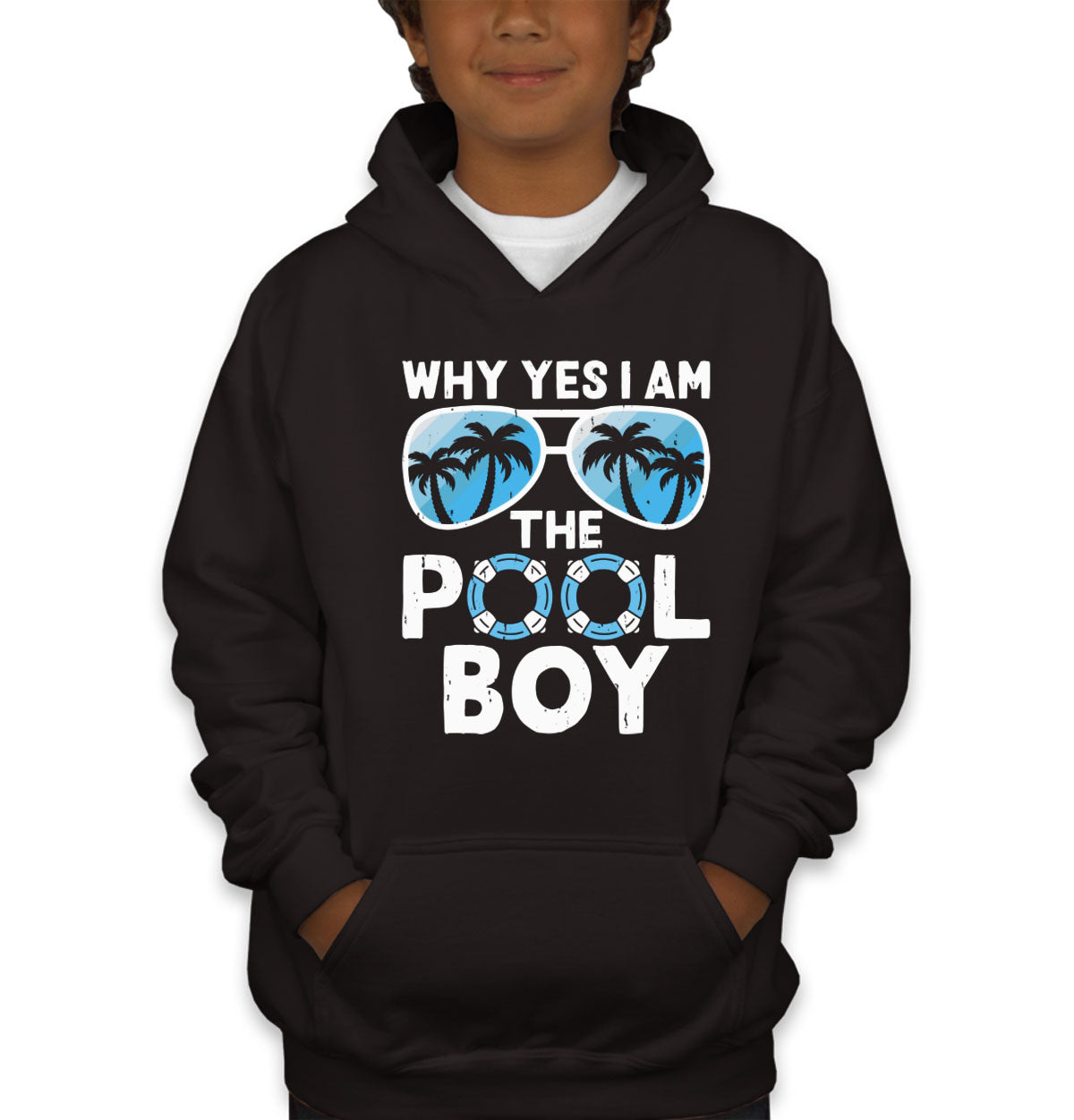 Swim Boy Youth Hoodie