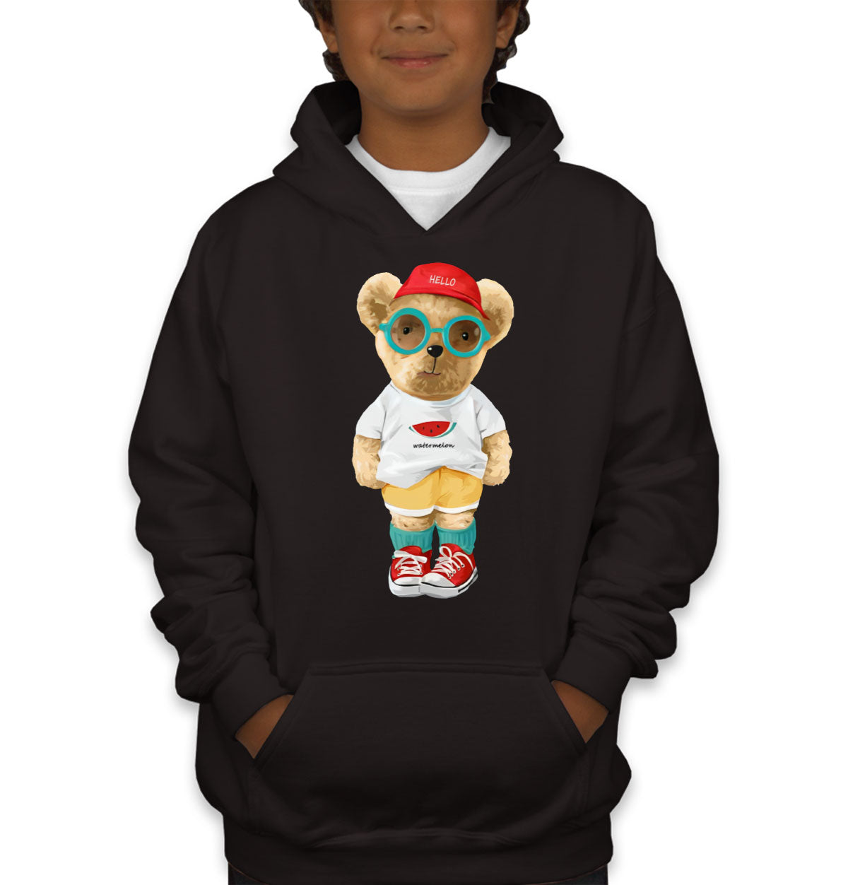 Cute Teddy Bear Youth Hoodie