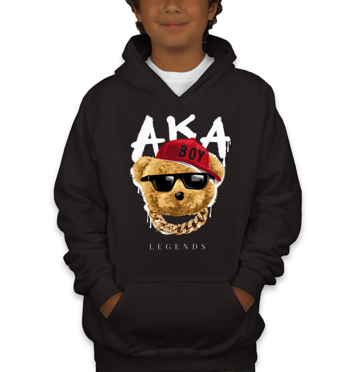 Teddy Bear Legends Youth Hoodie
