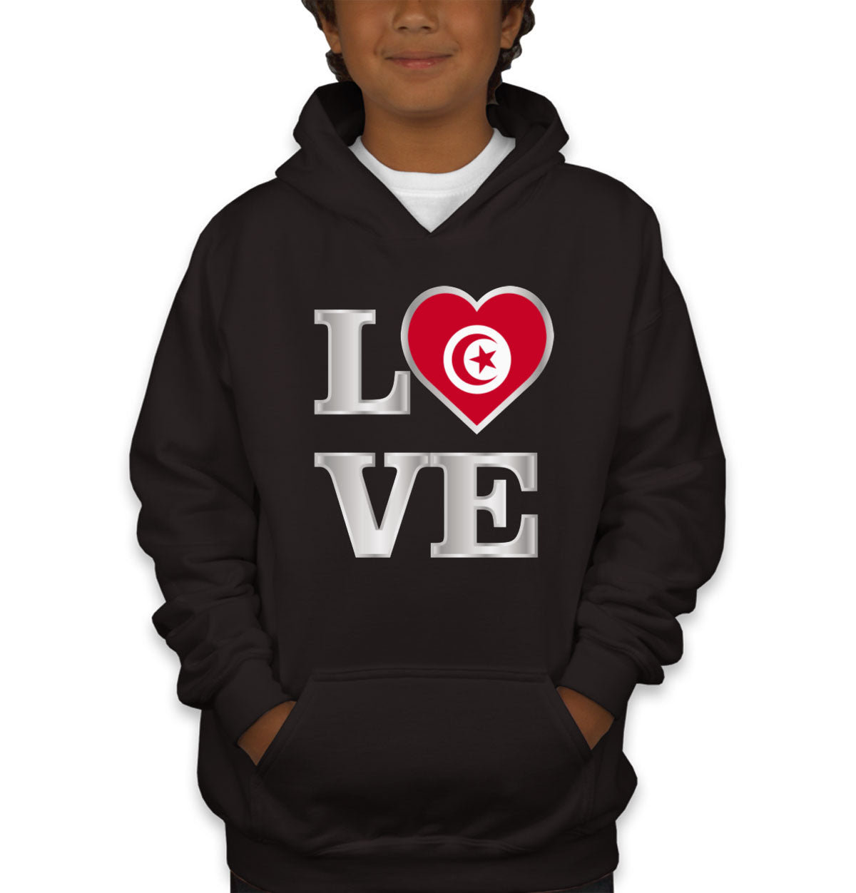 Tunisia Love Youth Hoodie