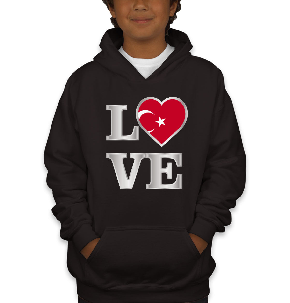 Turkiye Love Youth Hoodie