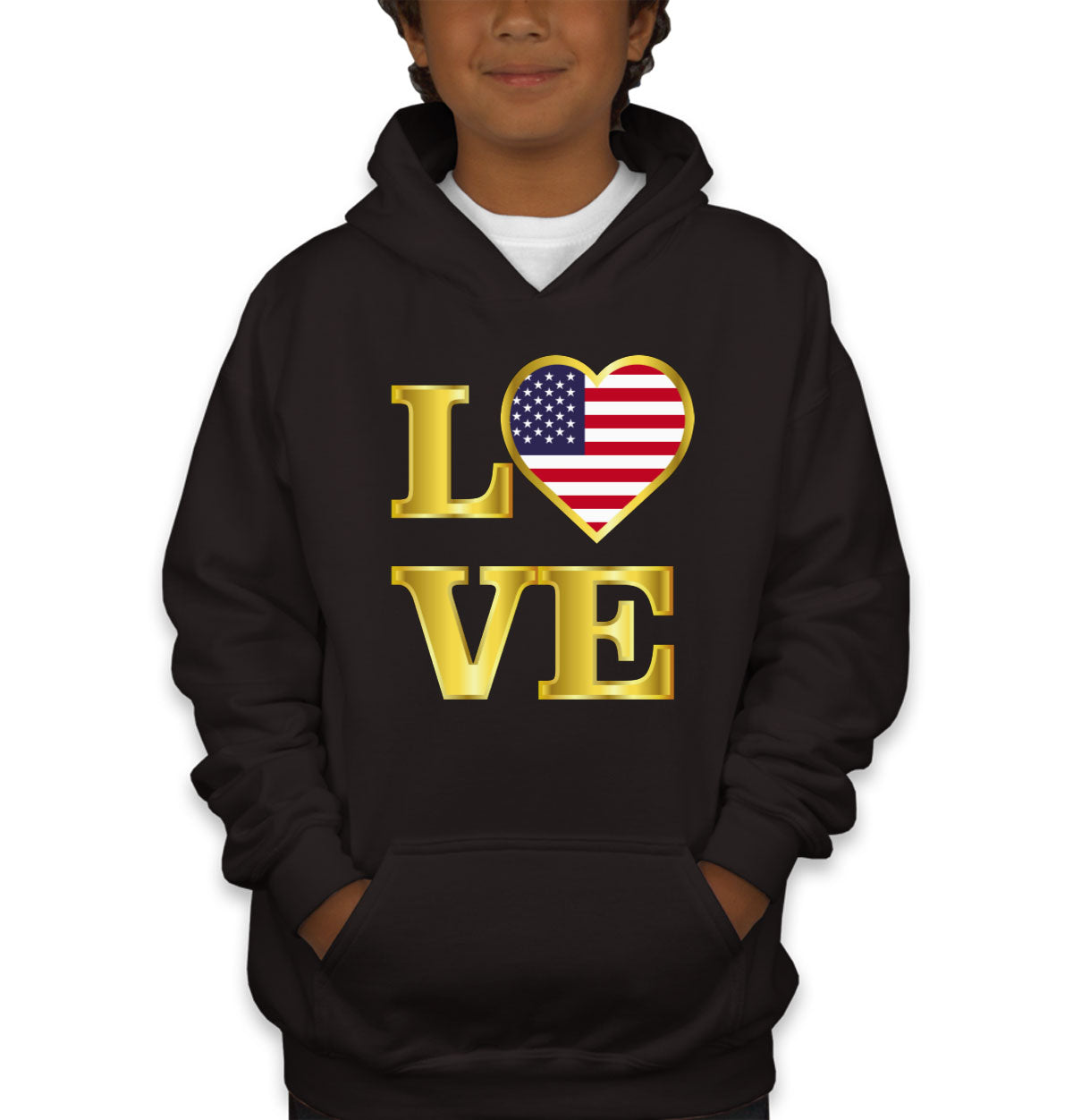 USA Love Youth Hoodie