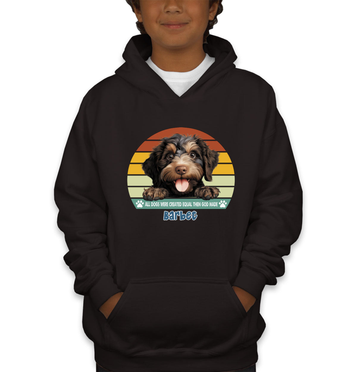 All Dogs Were Created Equal Barbet Youth Hoodie