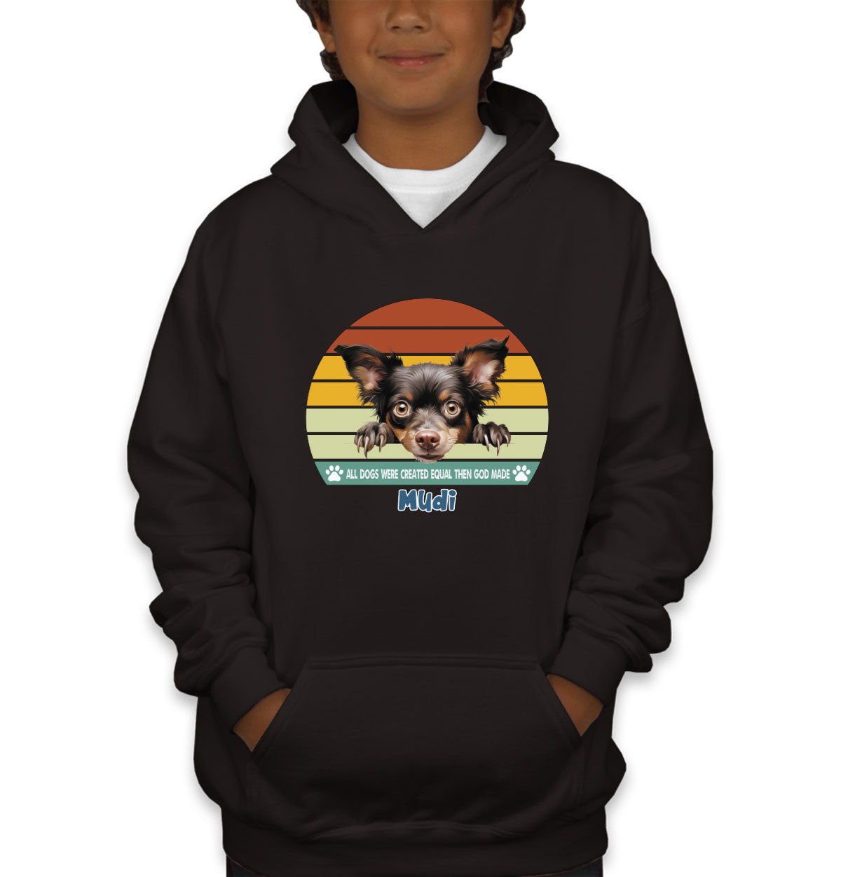 All Dogs Were Created Equal Mudi Youth Hoodie