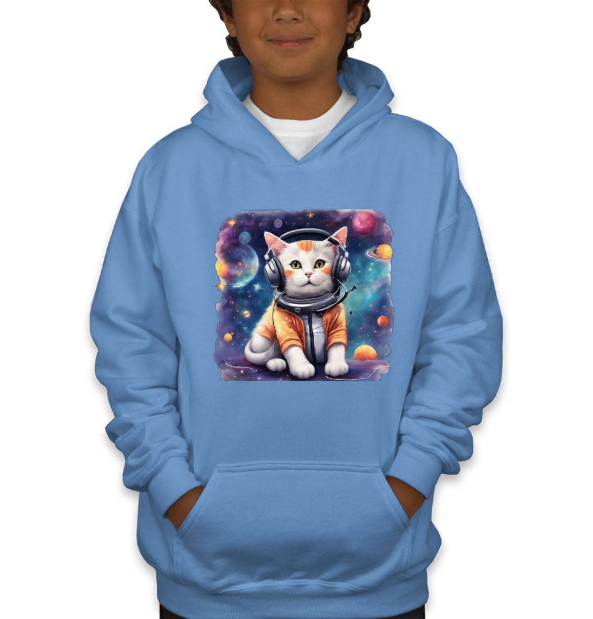 Cat In Space Youth Hoodie