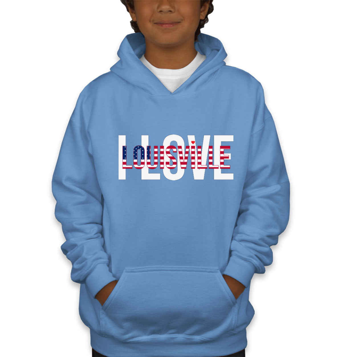 I Love Louisville Youth Hoodie