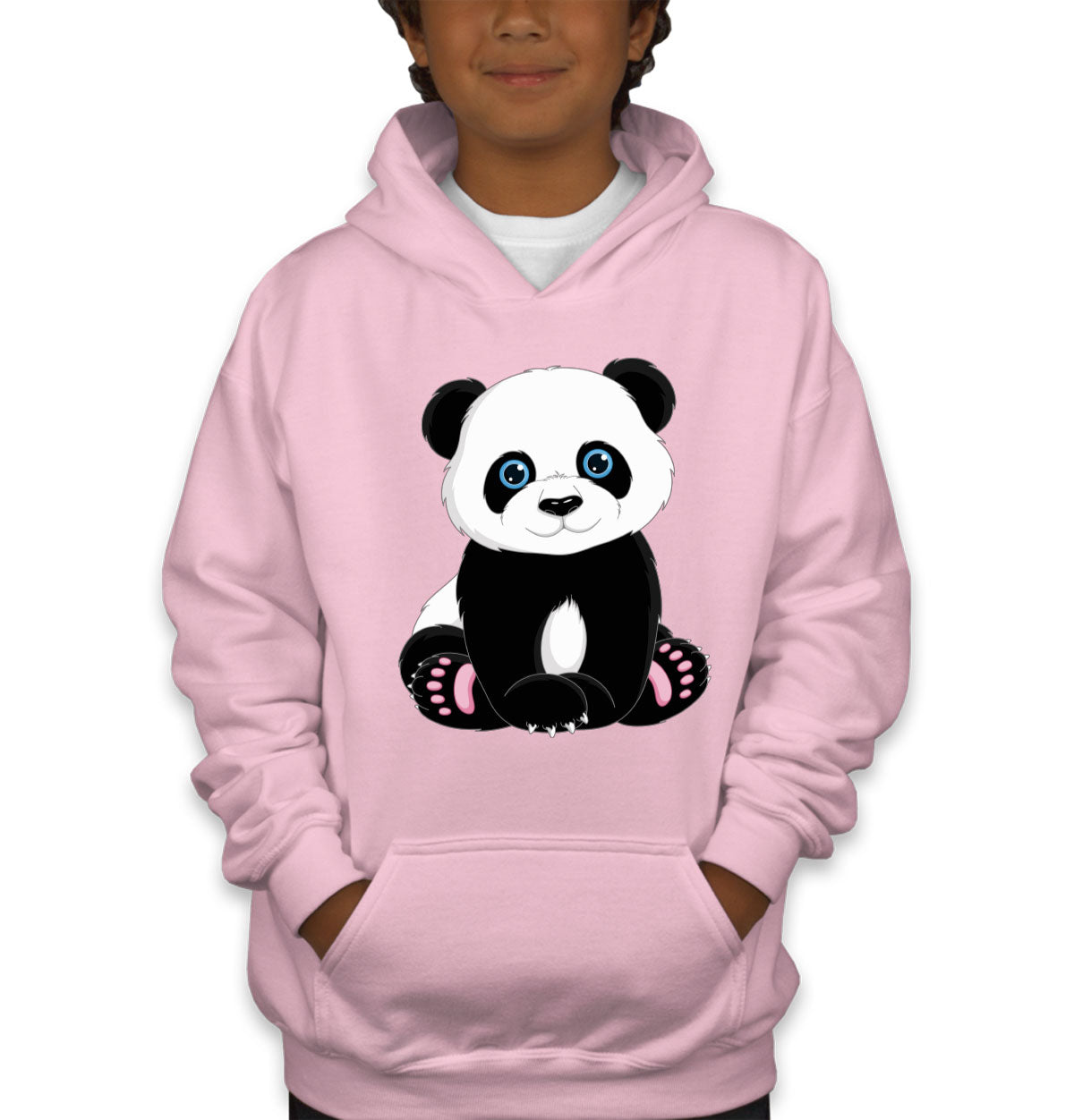 Cute Giant Panda Cartoon Youth Hoodie