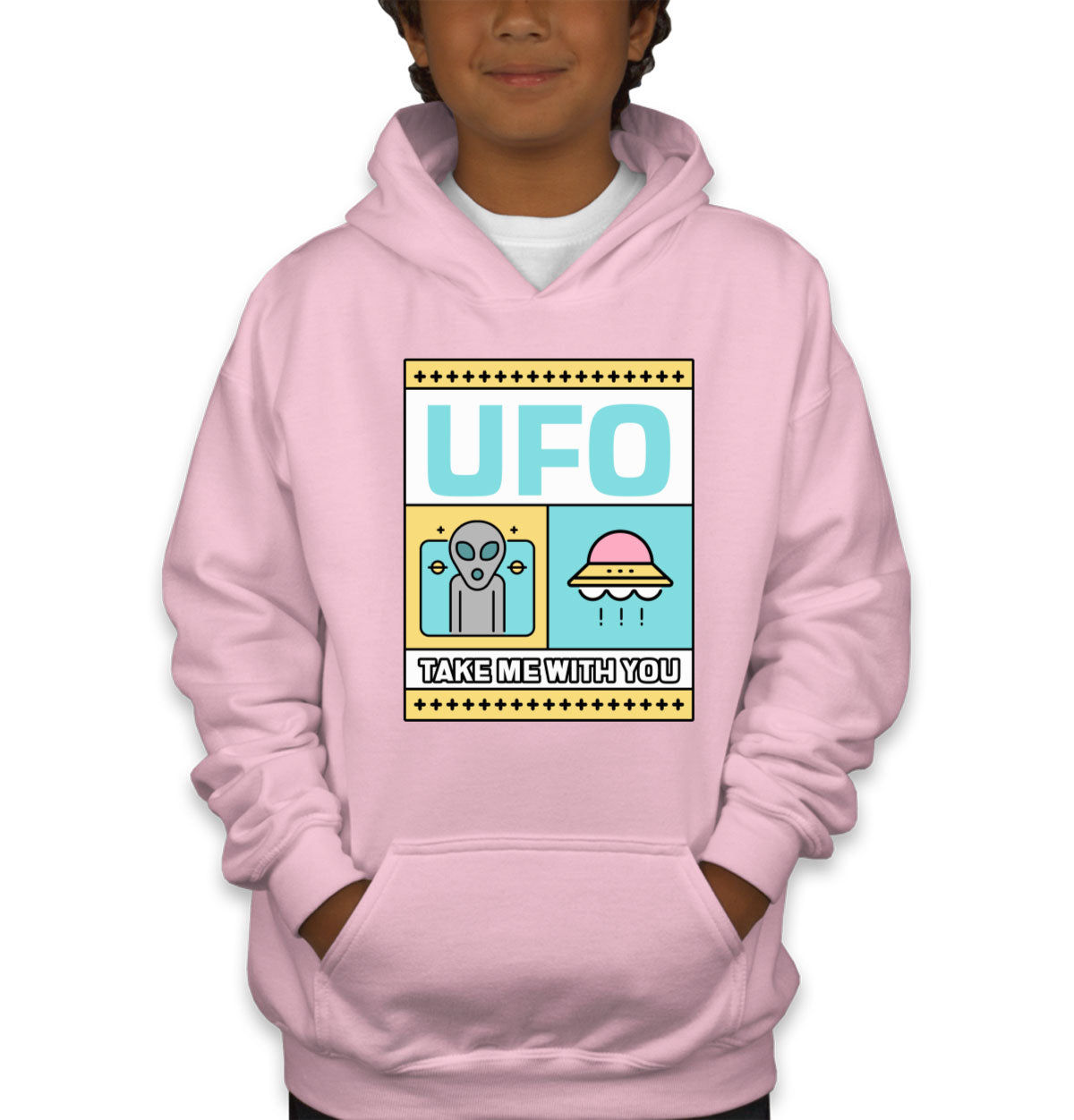 UFO Take Me With You Youth Hoodie