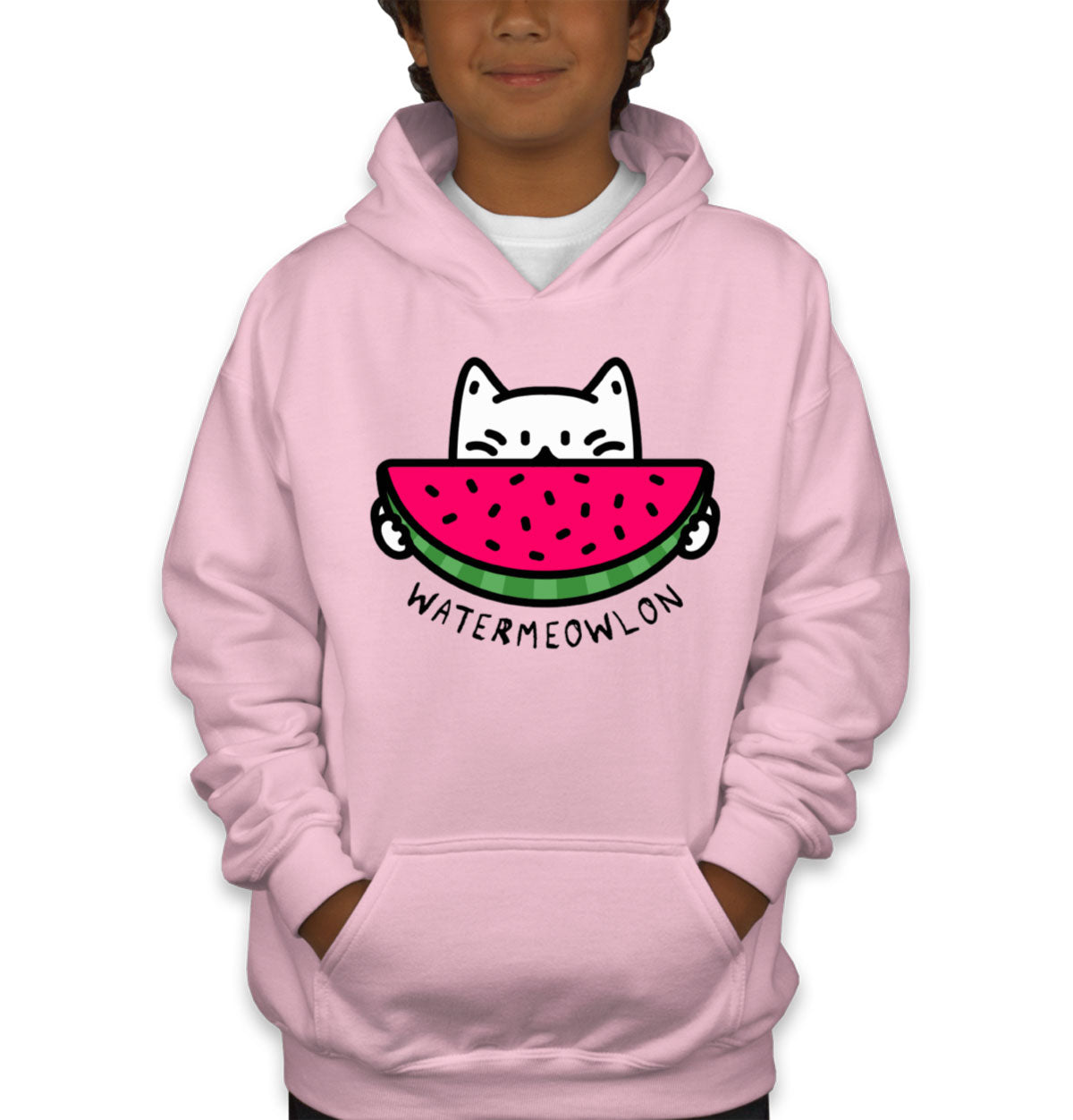 Watermeow Cat Youth Hoodie