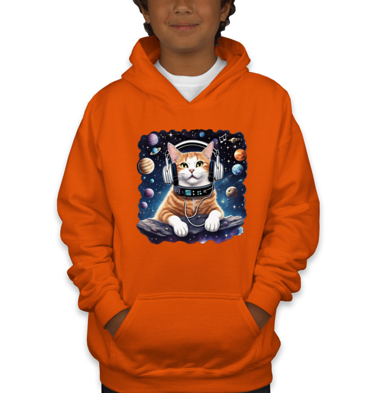 Cat In Space Youth Hoodie