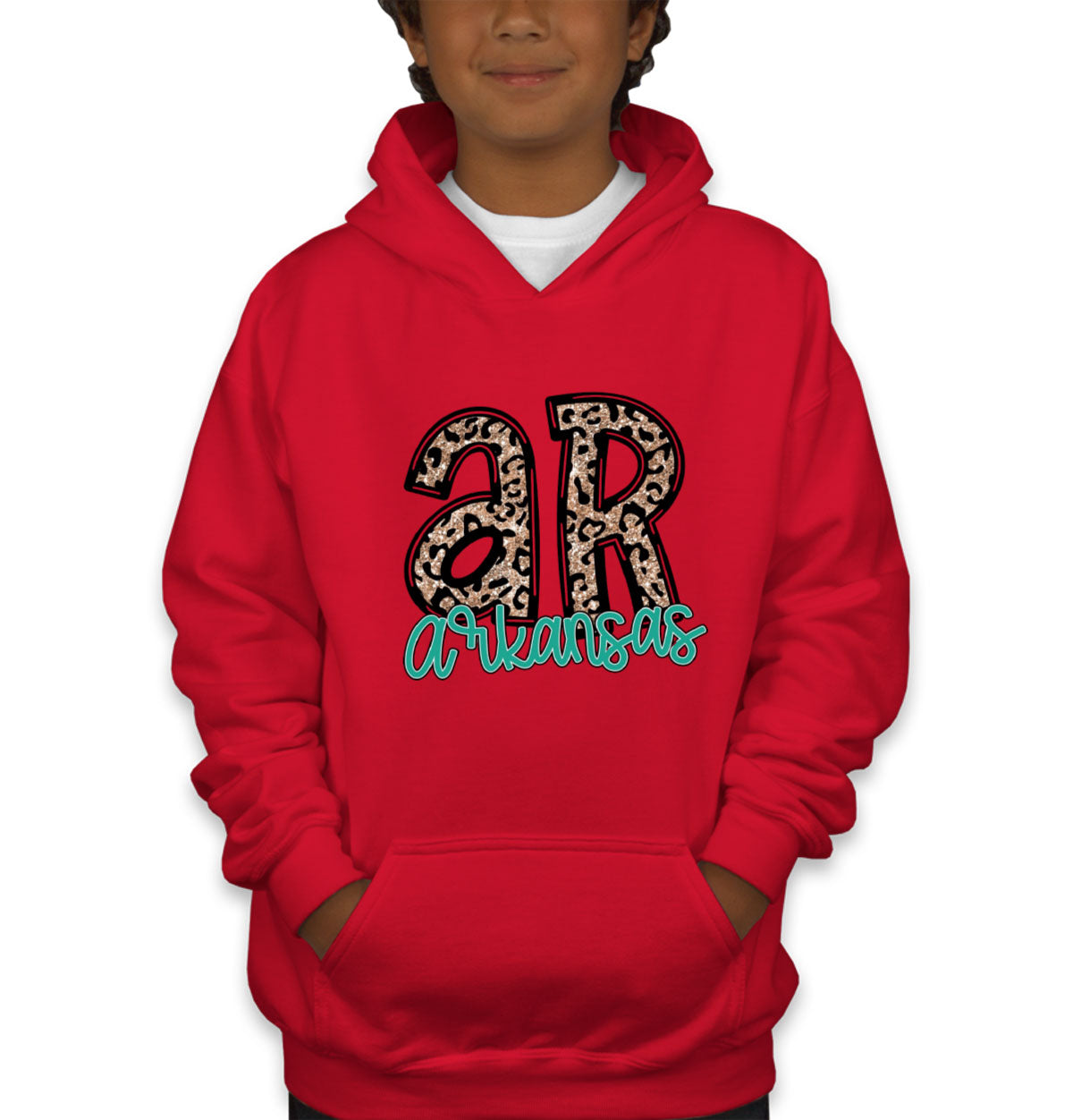 Arkansas State Abbreviation Youth Hoodie