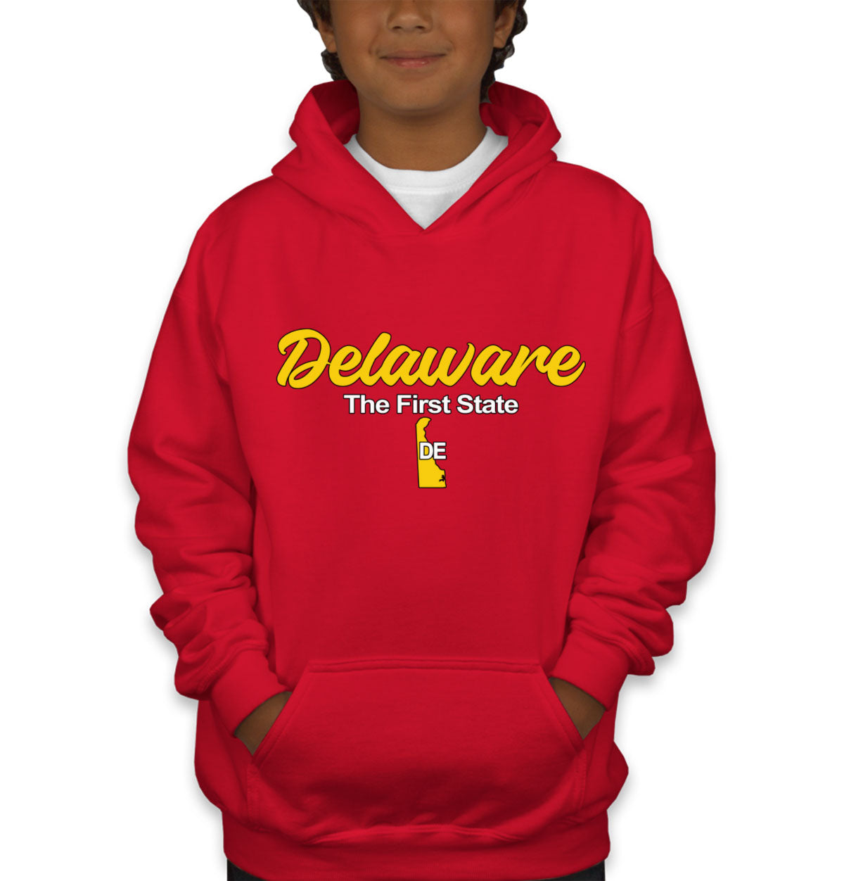 Delaware The First State Youth Hoodie