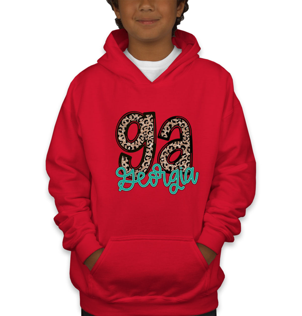 Georgia State Abbreviation Youth Hoodie