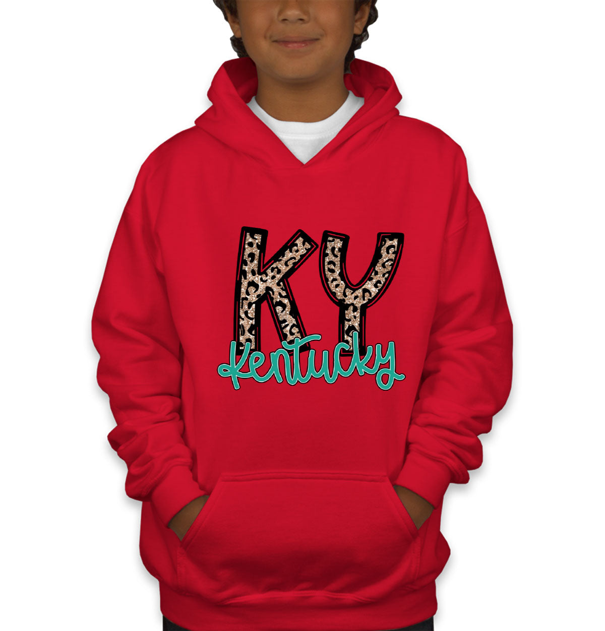 Kentucky State Abbreviation Youth Hoodie
