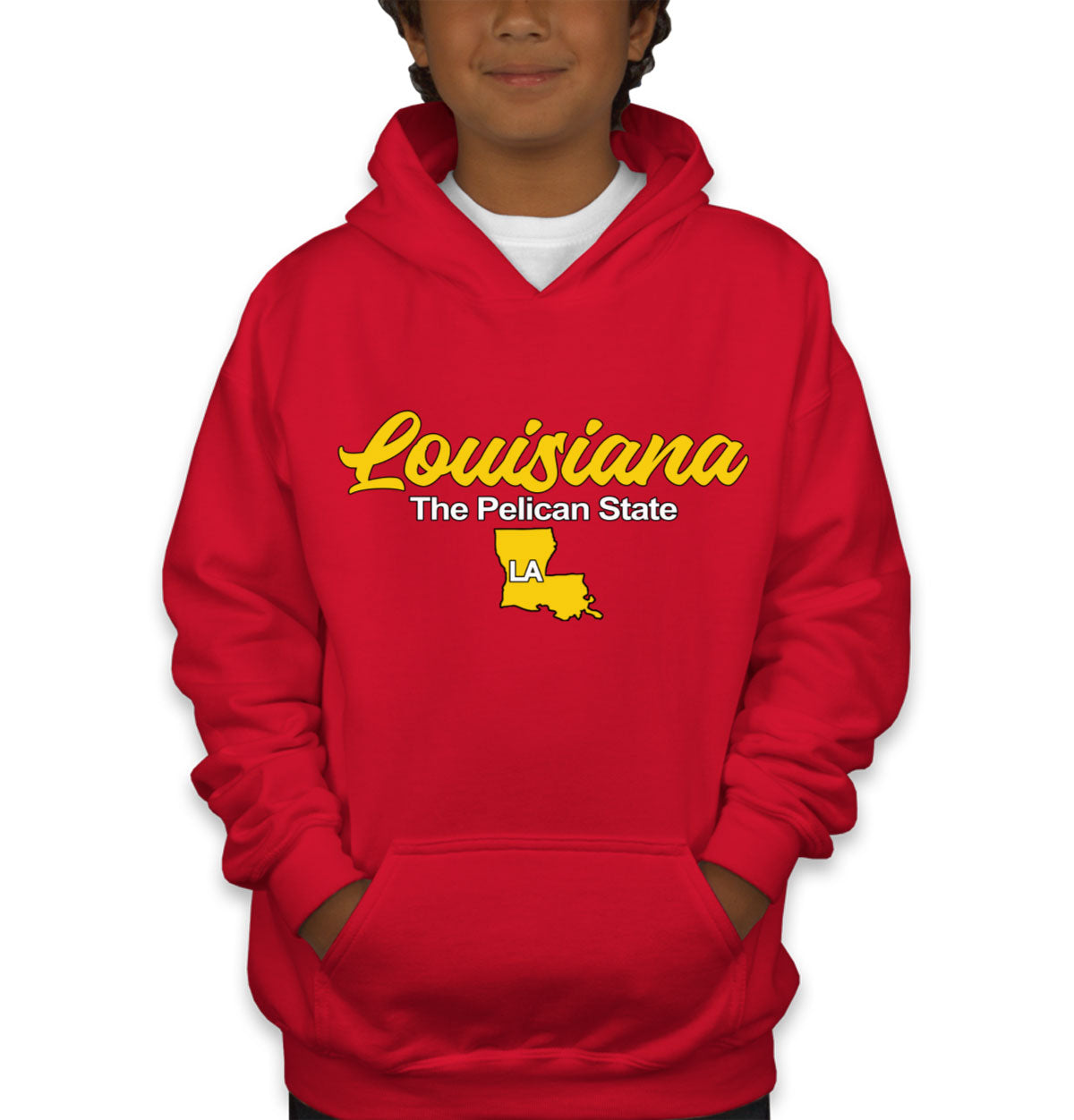 Louisiana The Pelican State Youth Hoodie