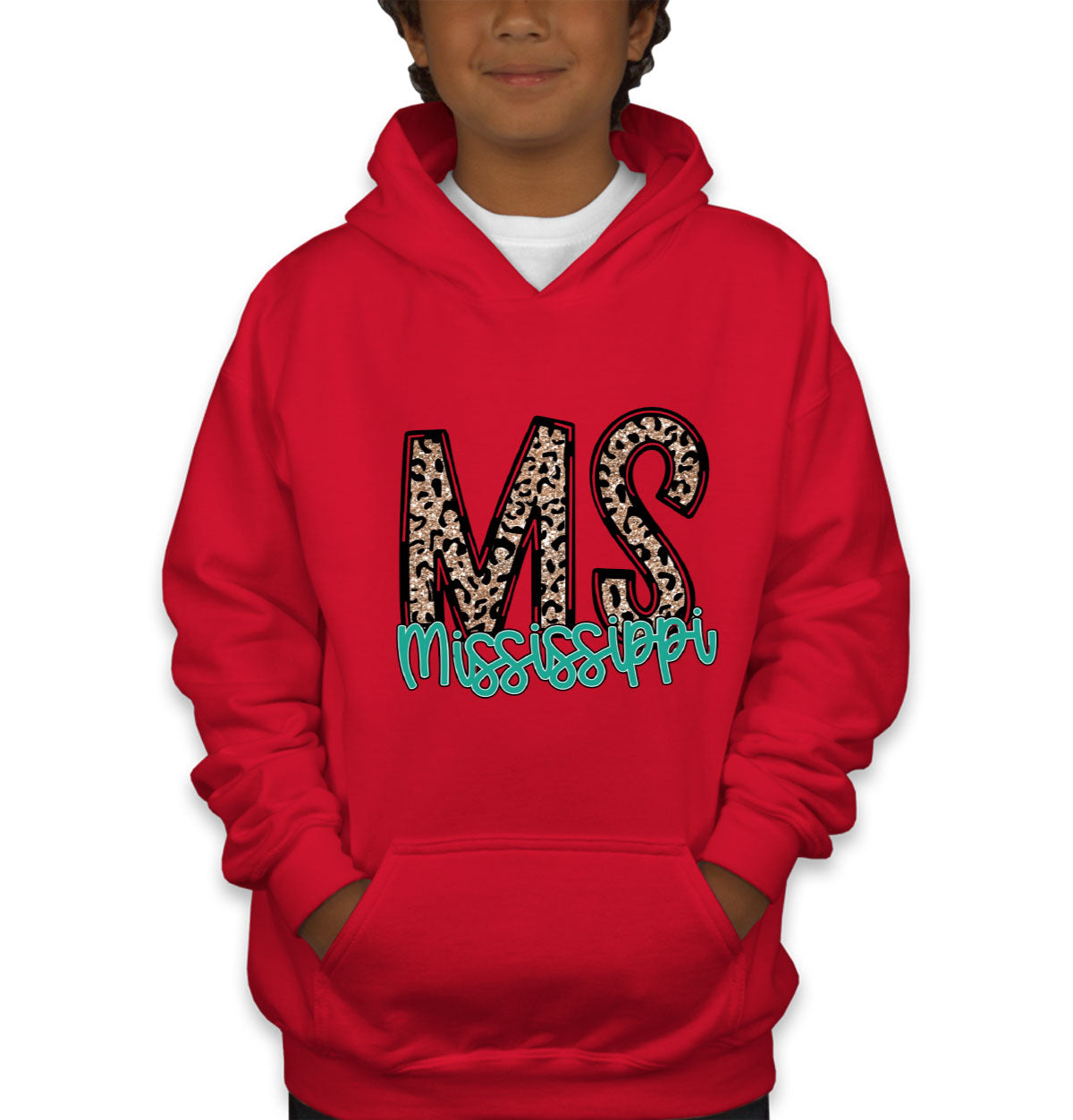 Mississippi State Abbreviation Youth Hoodie