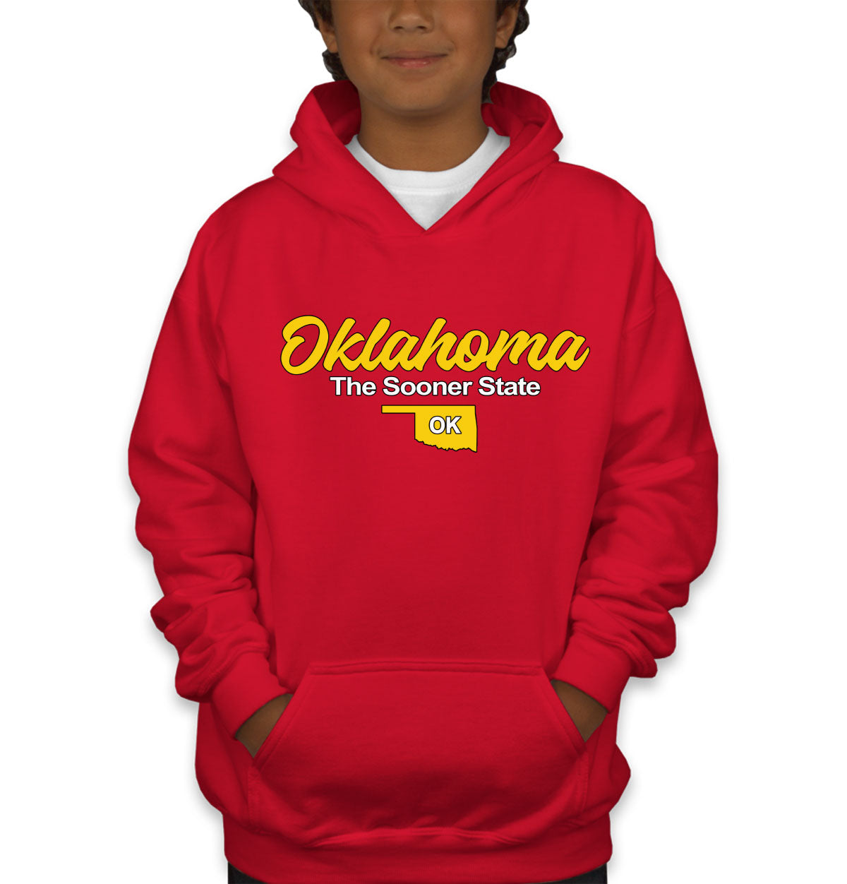 Oklahoma The Sooner State Youth Hoodie