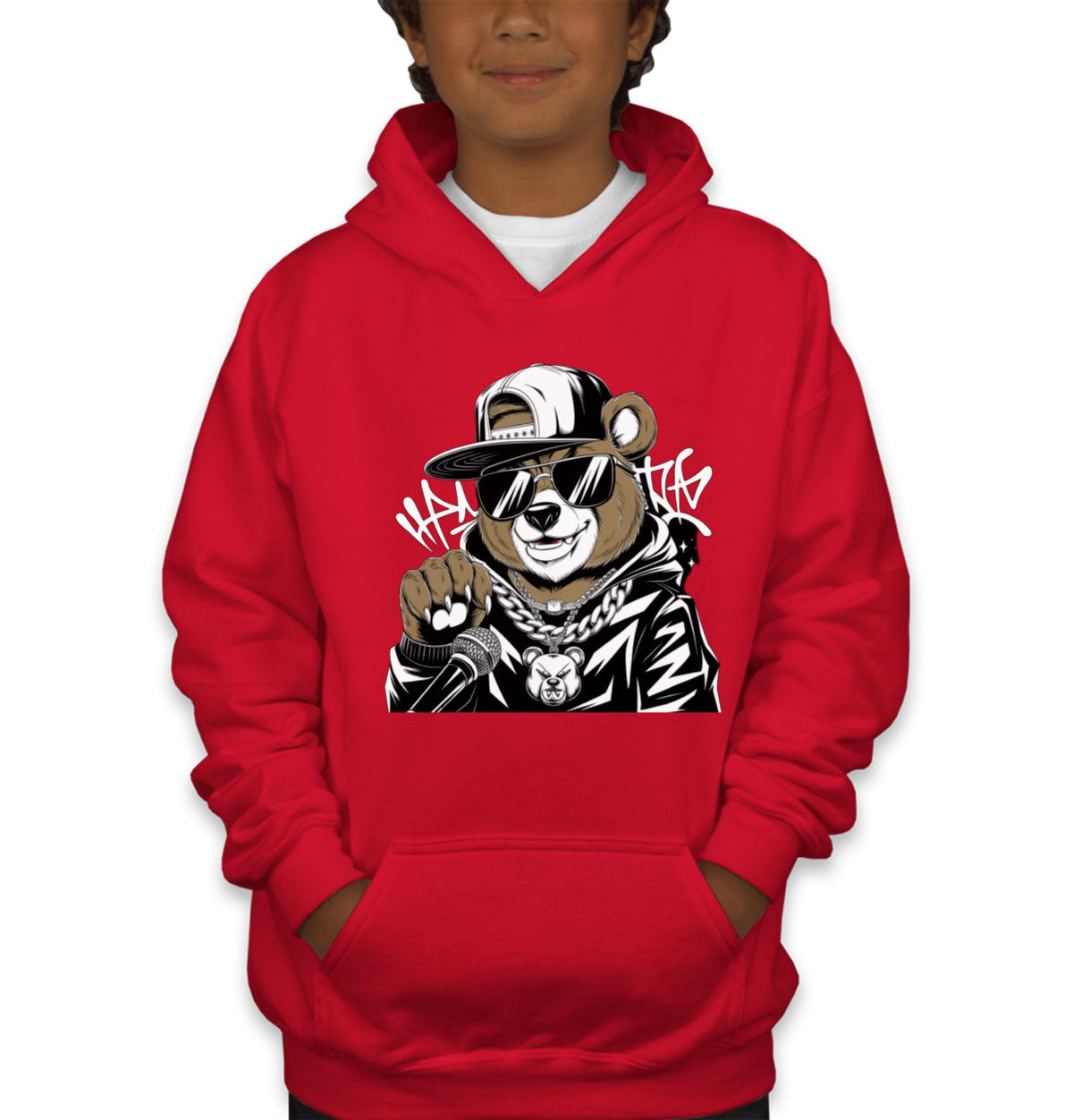 Rapper Bear Youth Hoodie