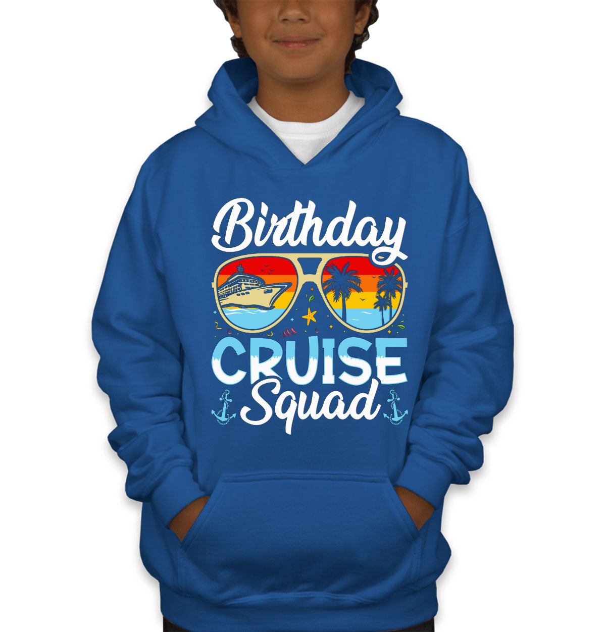 Birthday Cruise Squad Youth Hoodie