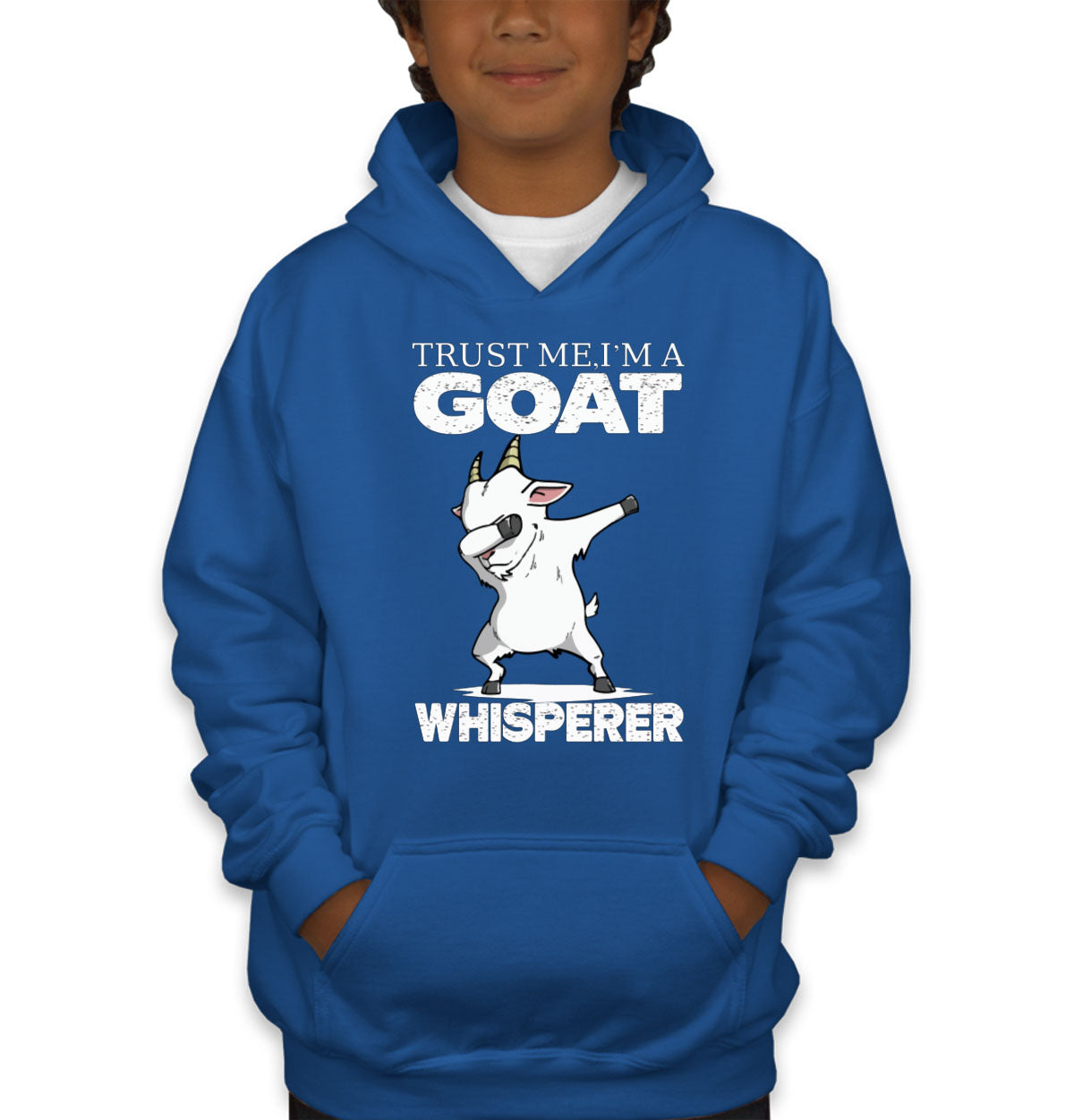 Trust Me I'm A Goat Whisperer Youth Hoodie