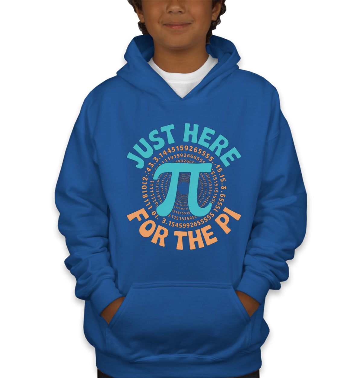 Just Here For The Pi Youth Hoodie