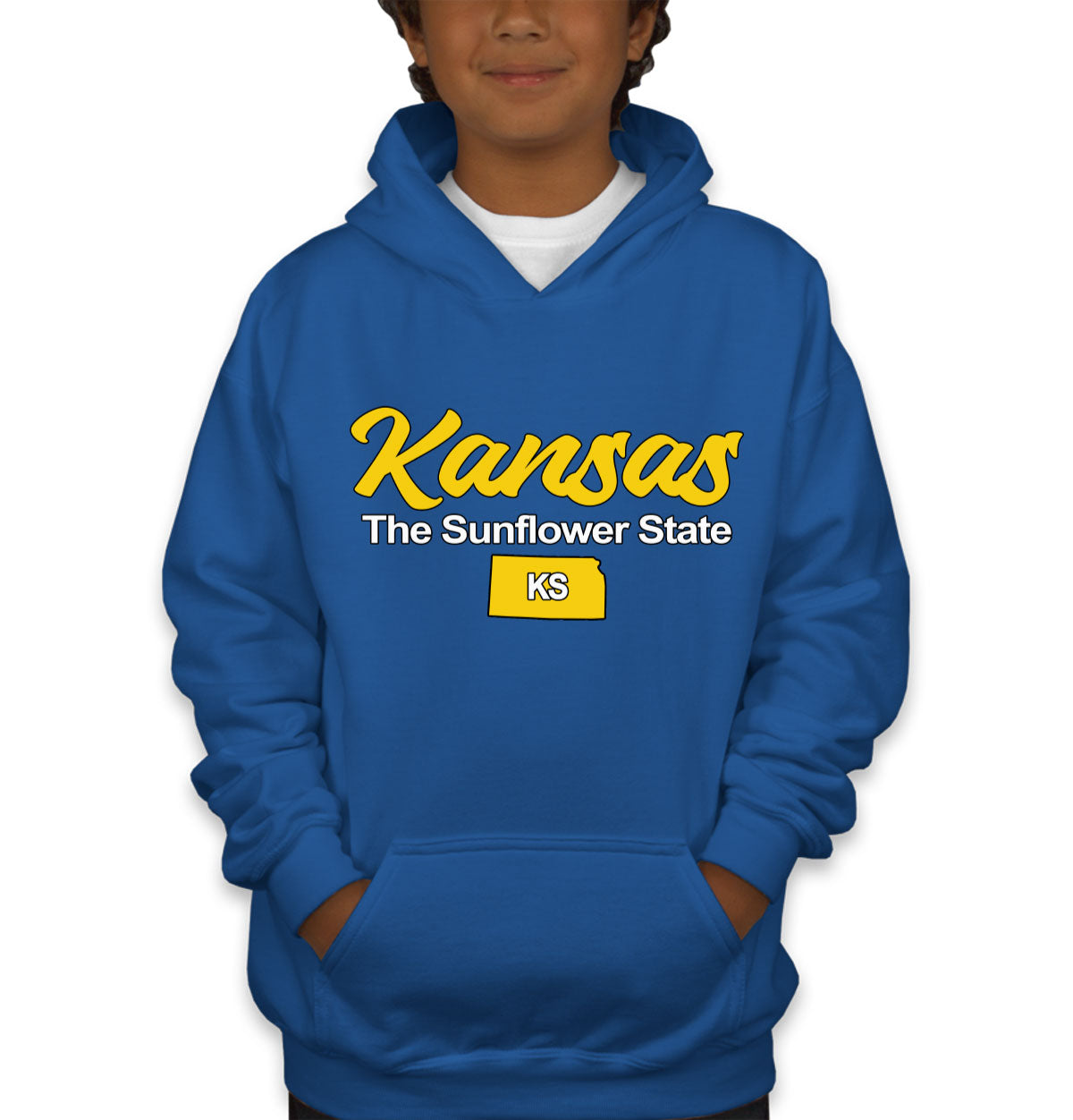 Kansas The Sunflower State Youth Hoodie