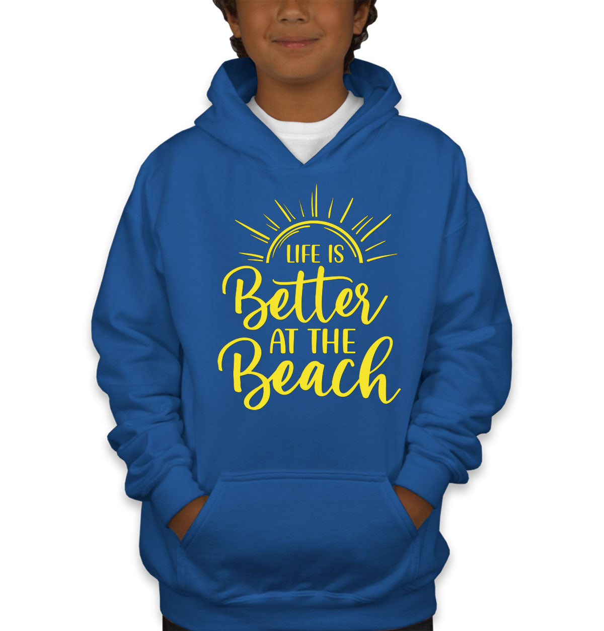 Life Is Better At The Beach Youth Hoodie