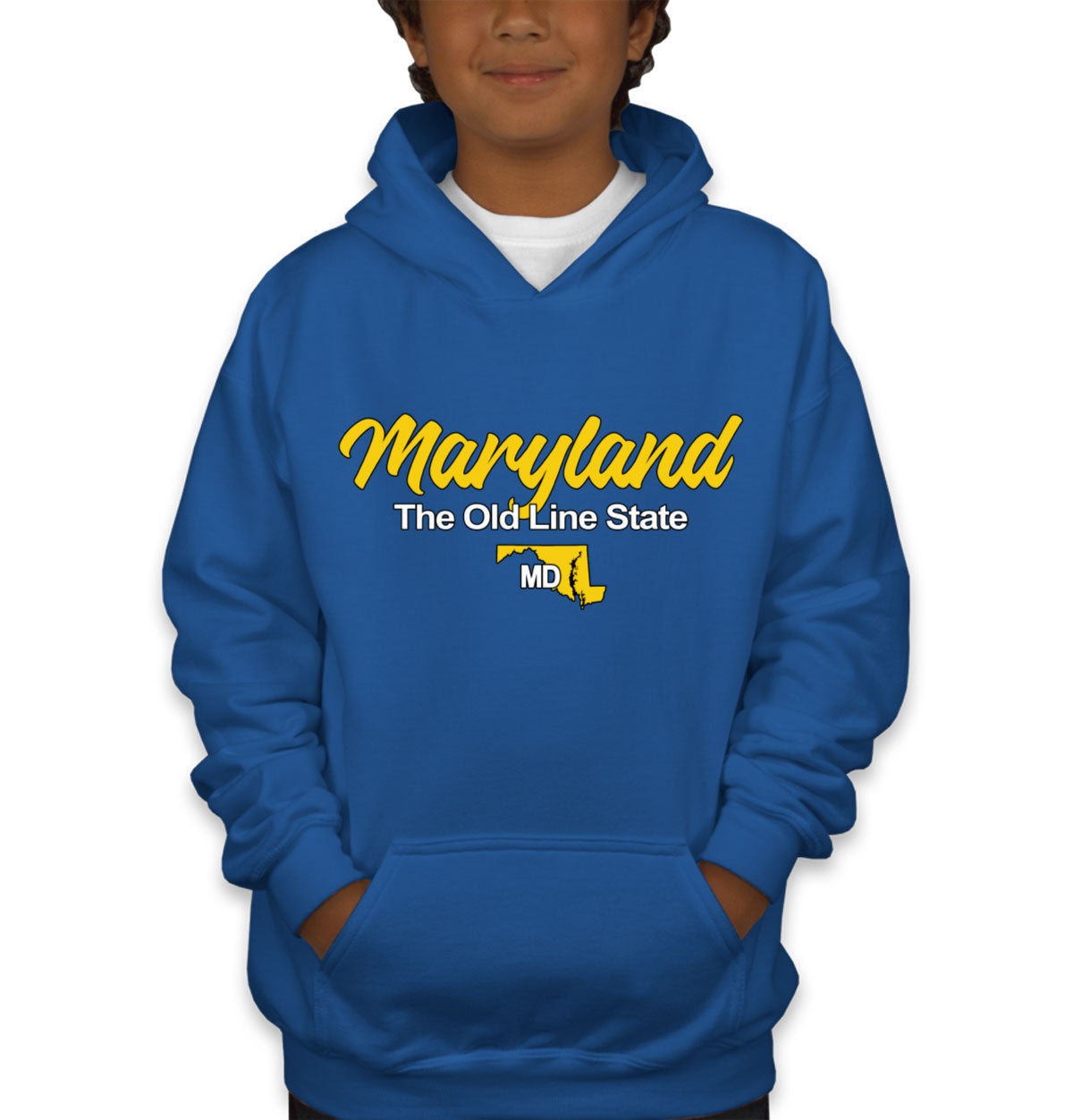 Maryland The Old Line State Youth Hoodie