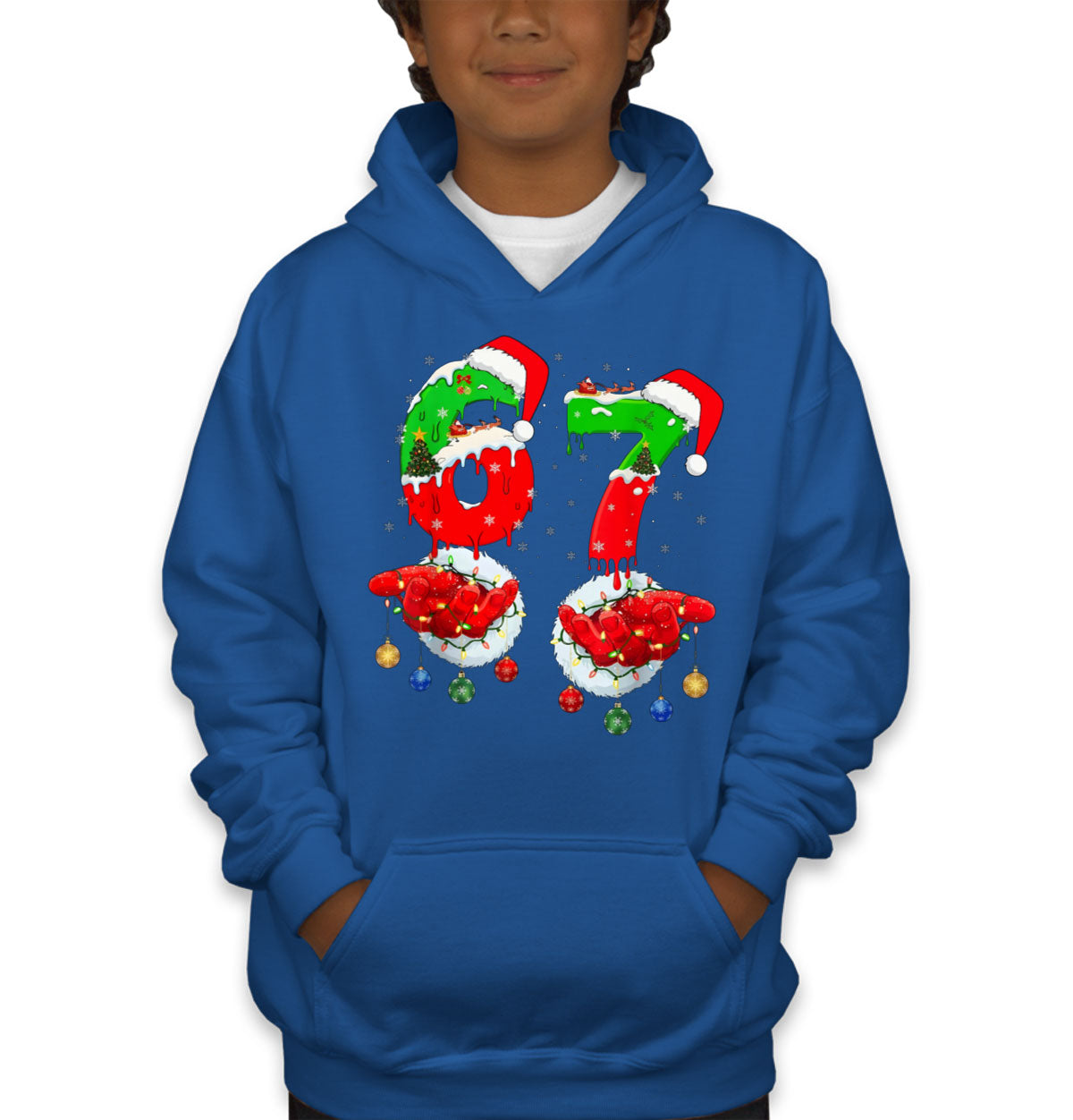 67 Sixty Seven Christmas Youth Hoodie