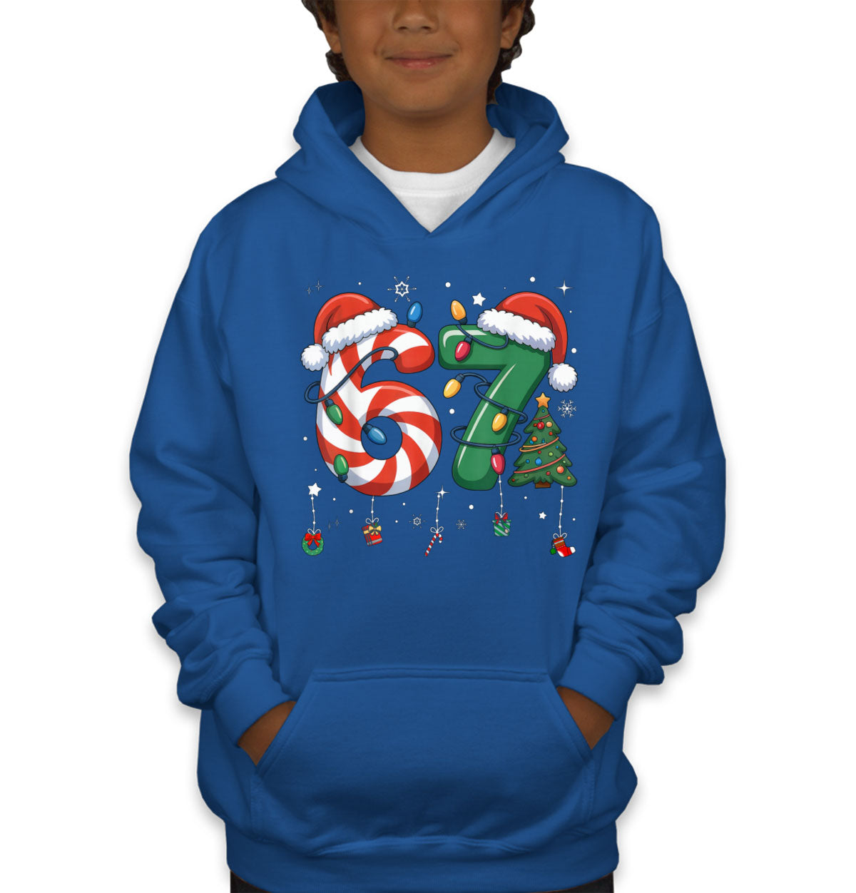 67 Sixty Seven Christmas Youth Hoodie
