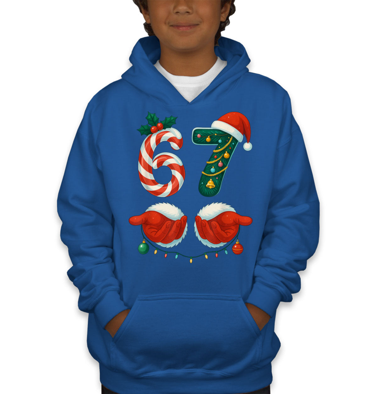 67 Sixty Seven Christmas Youth Hoodie