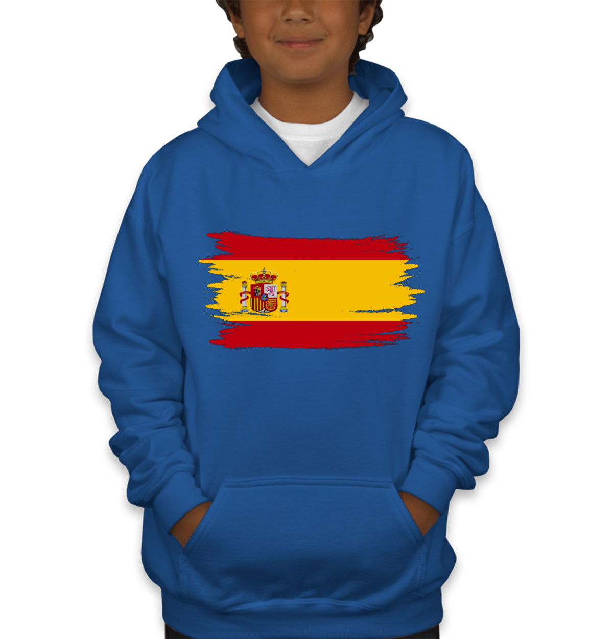 Spain Flag Youth Hoodie