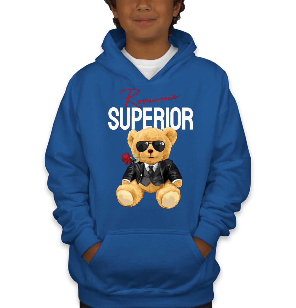 Teddy Bear Romance Youth Hoodie