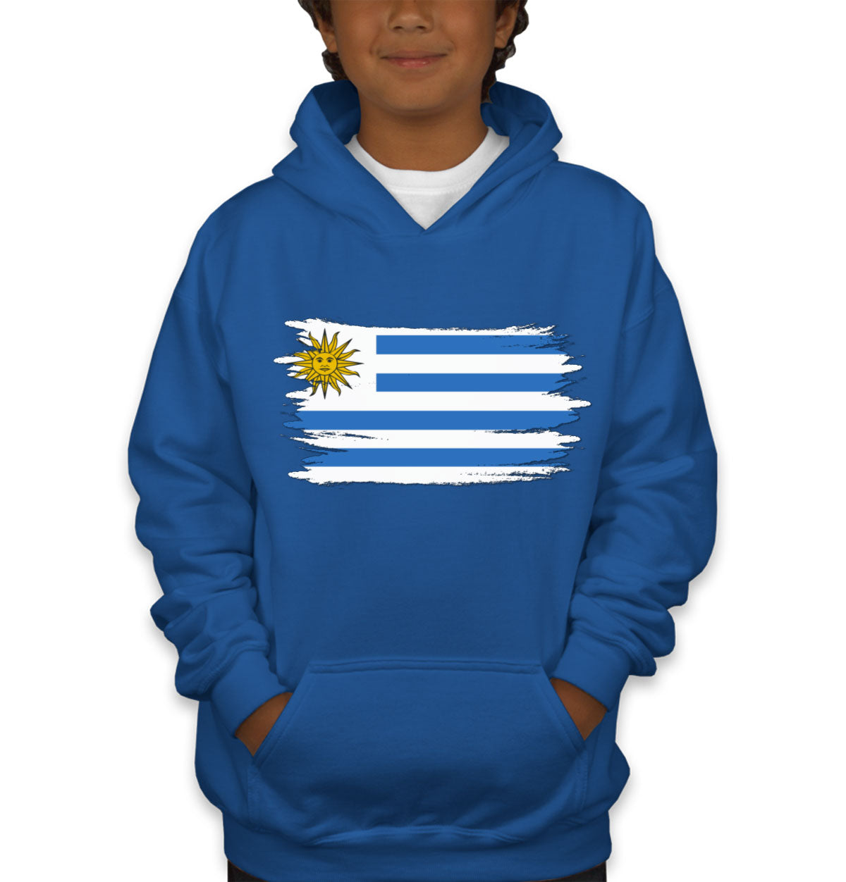 Uruguay Flag Youth Hoodie