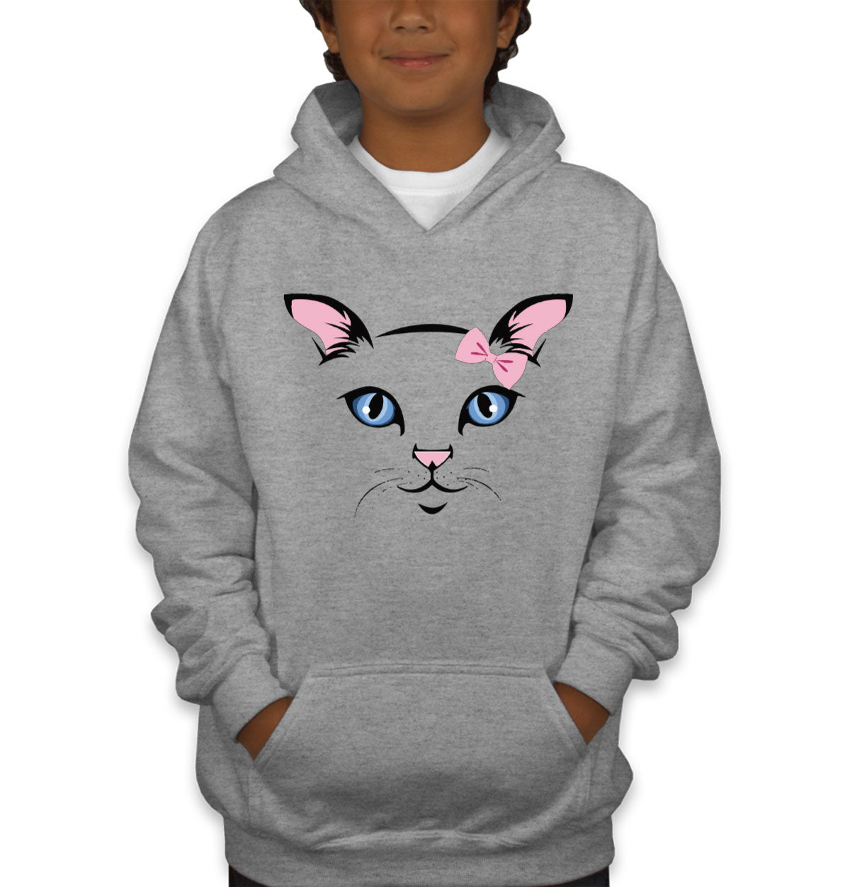 Blue Eyes Cat Youth Hoodie