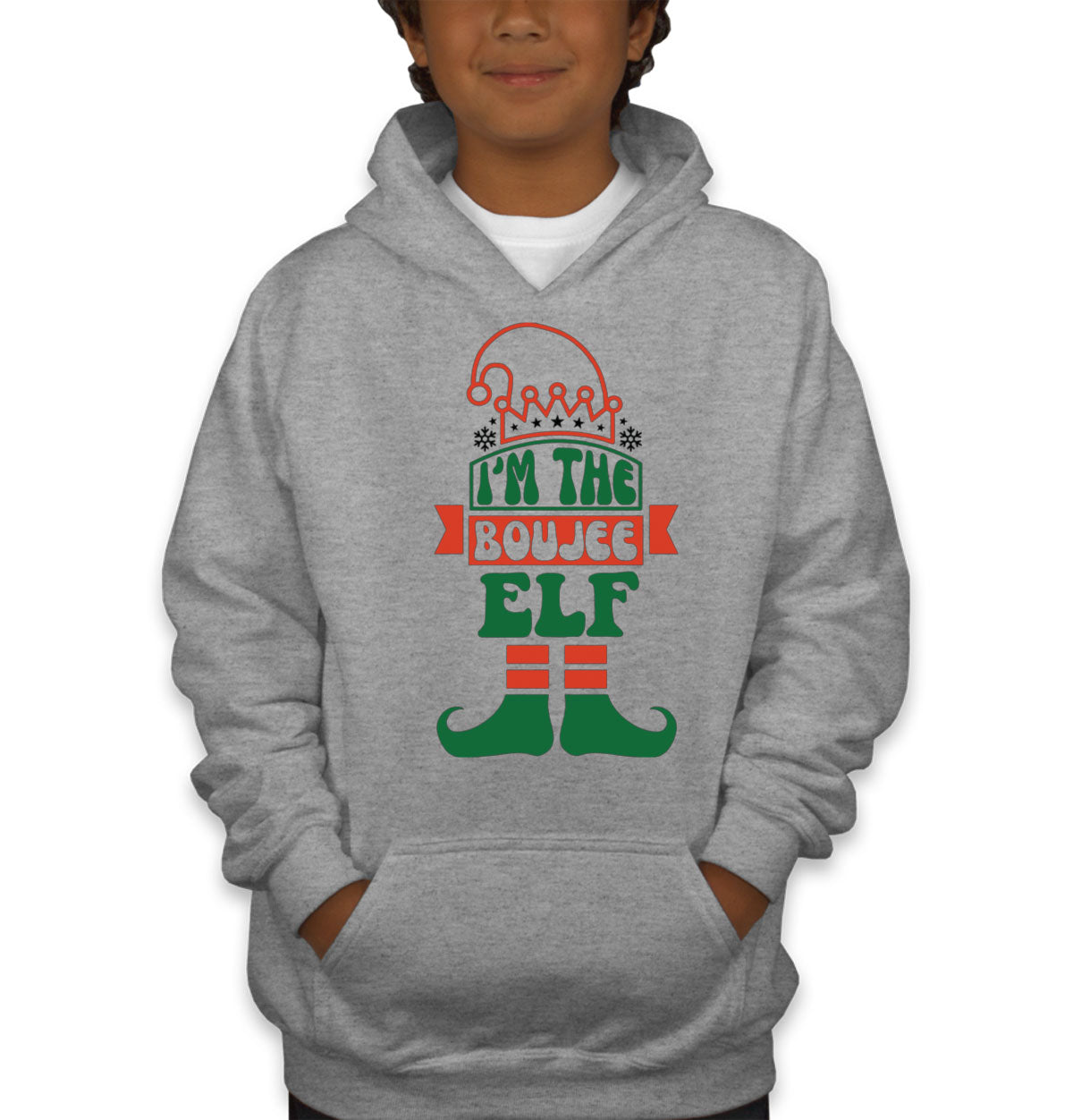 I'm The Bouje Elf Christmas Youth Hoodie