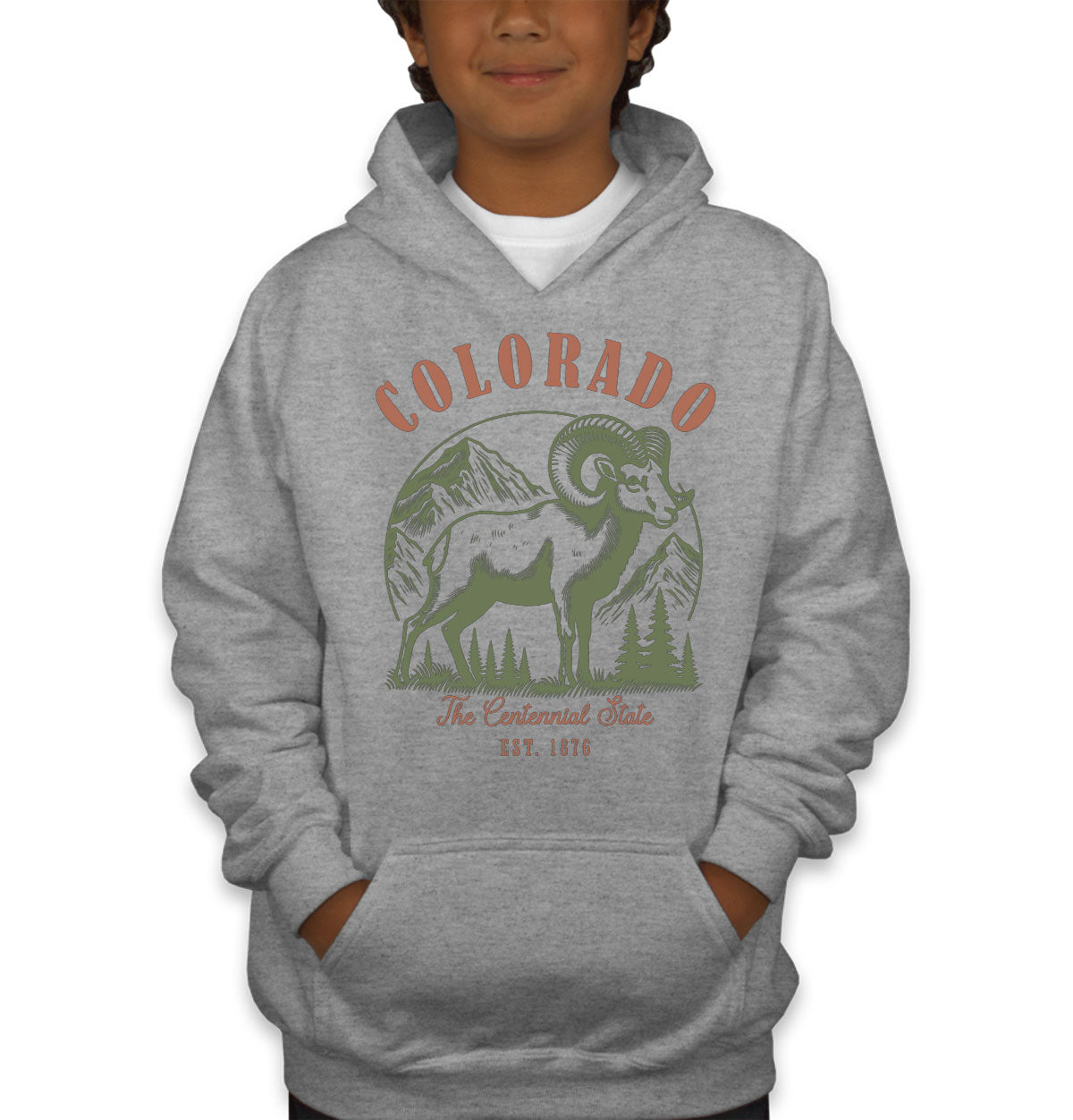 Colorado State Vintage Youth Hoodie