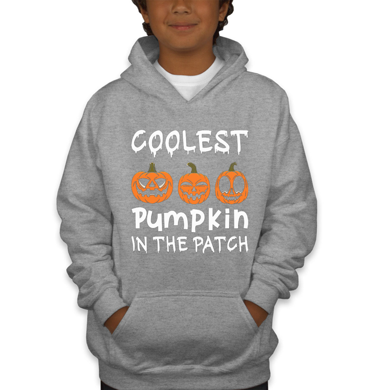 Coolest Pumpkin In The Pitch Halloween Youth Hoodie