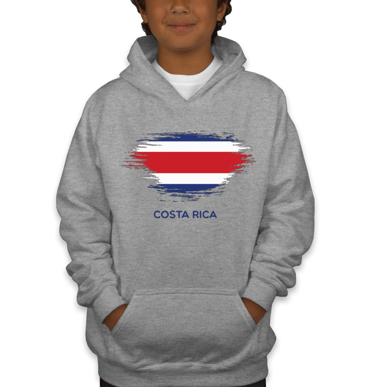 Costa Rica Flag Youth Hoodie