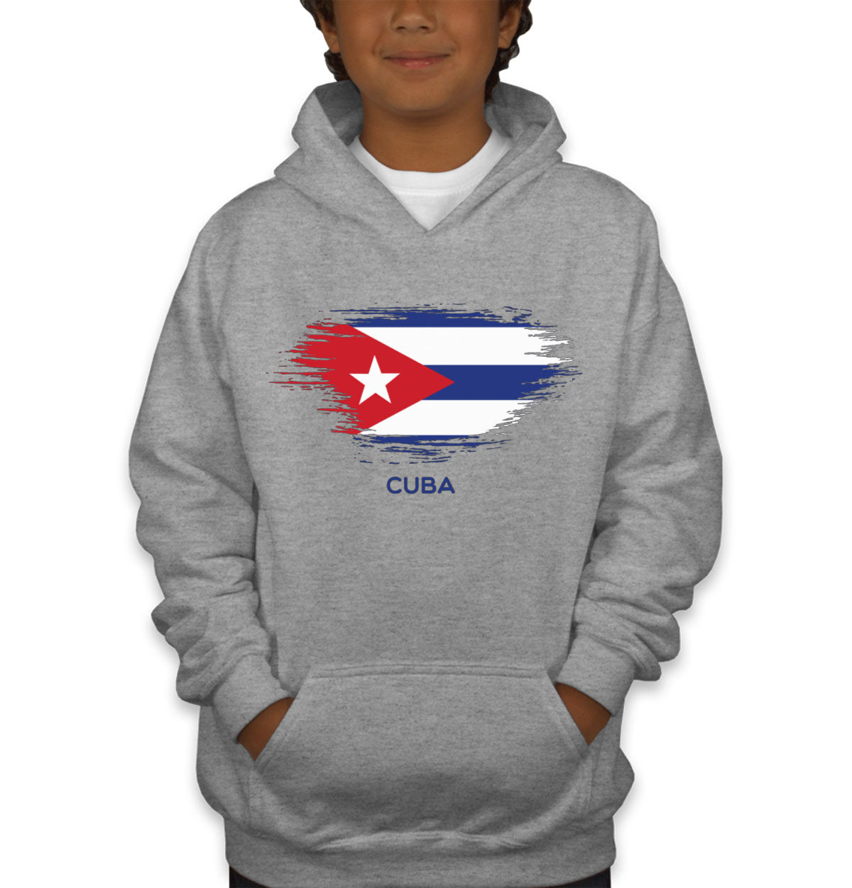 Cuba Flag Youth Hoodie