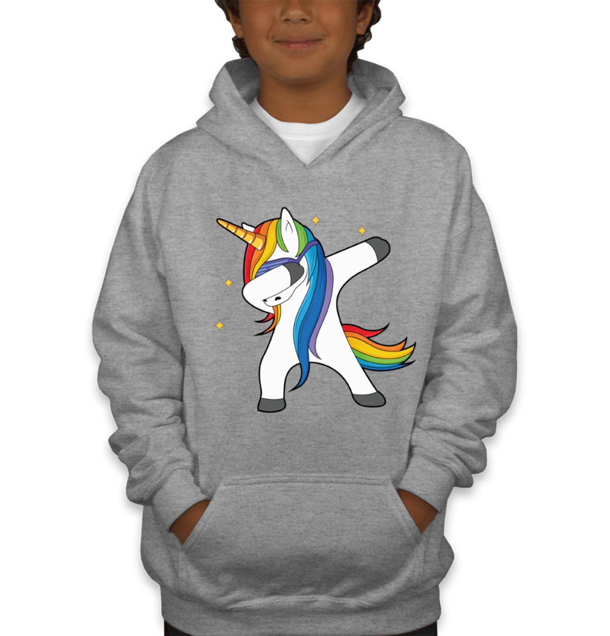 Dabbing Unicorn Youth Hoodie