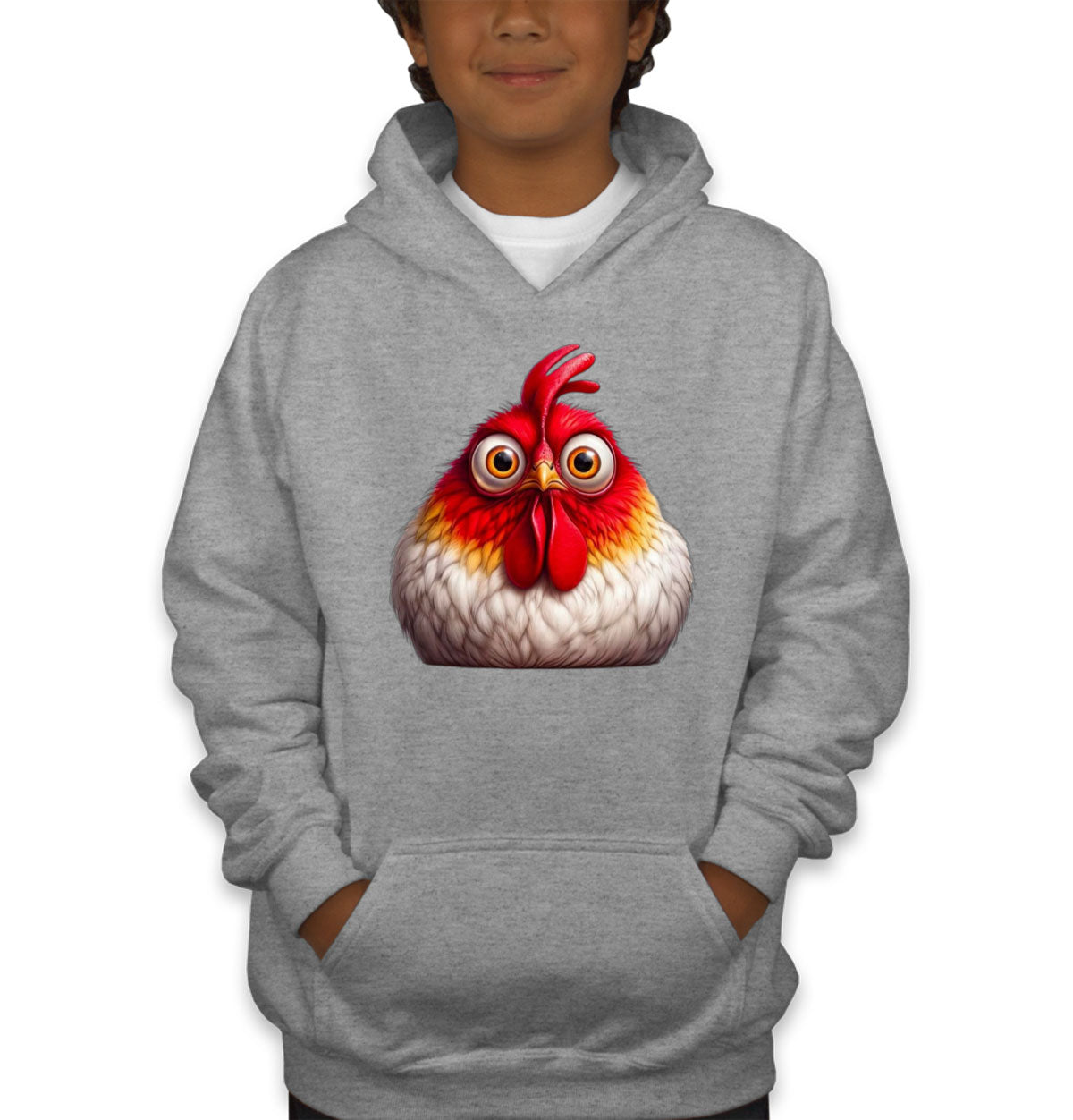 Funny Chicken Youth Hoodie