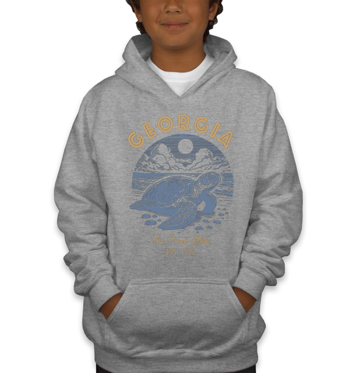 Georgia State Vintage Youth Hoodie