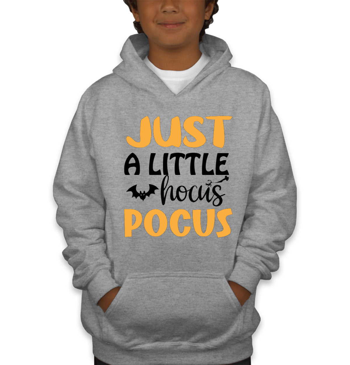 Just A Little Hocus Pocus Halloween Youth Hoodie