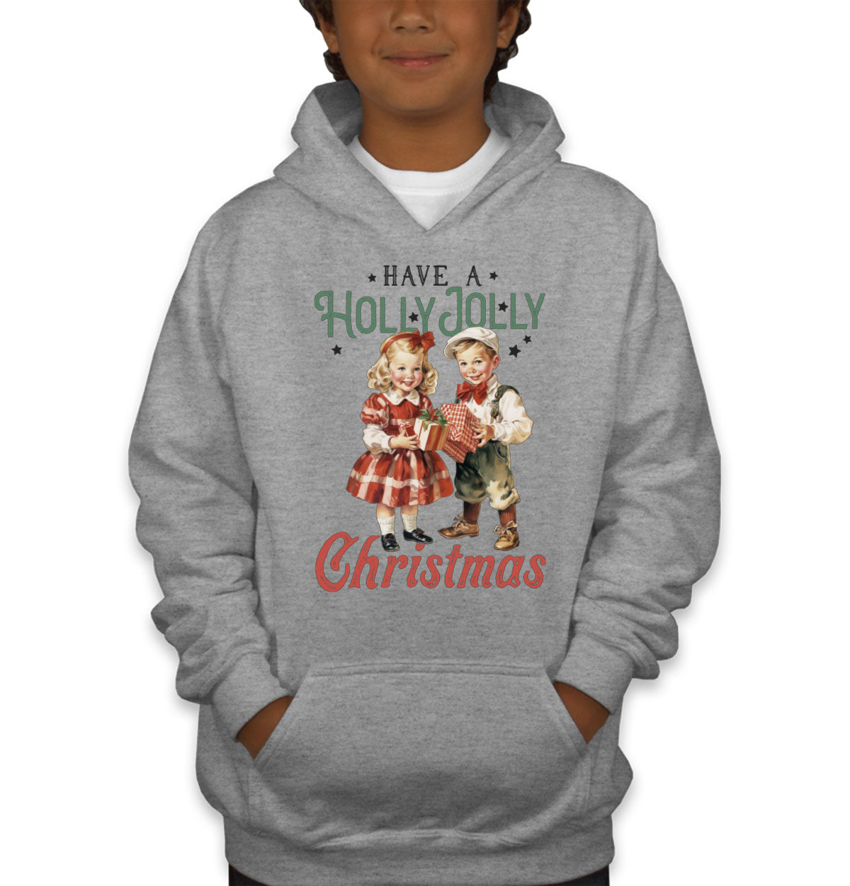 Have A Holly Jolly Christmas Youth Hoodie