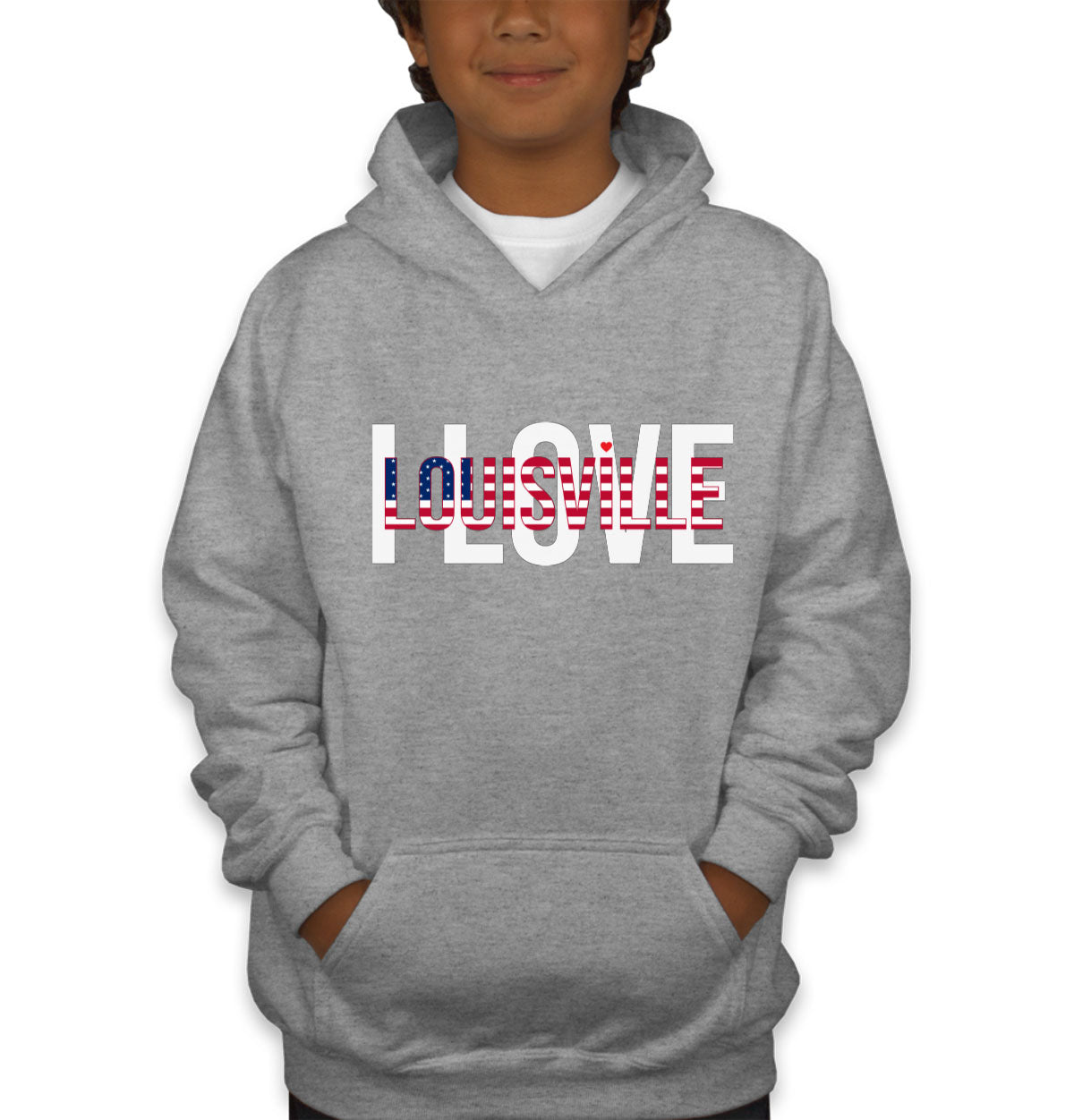 I Love Louisville Youth Hoodie